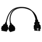 Preview: Y-OBD2 Verlängerungskabel 50 cm