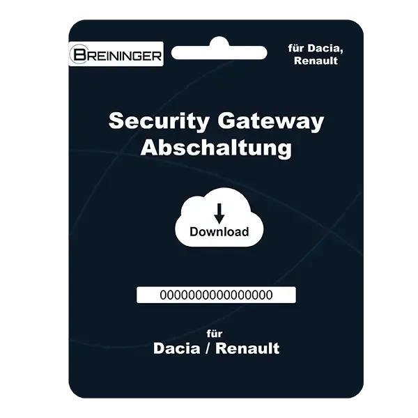 SGW Abschaltung für Renault / Dacia für BR|ONE Pro